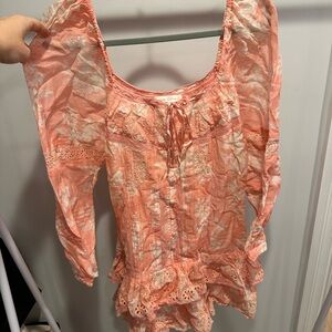 LoveShackFanCy Women's Pink Lace Dress